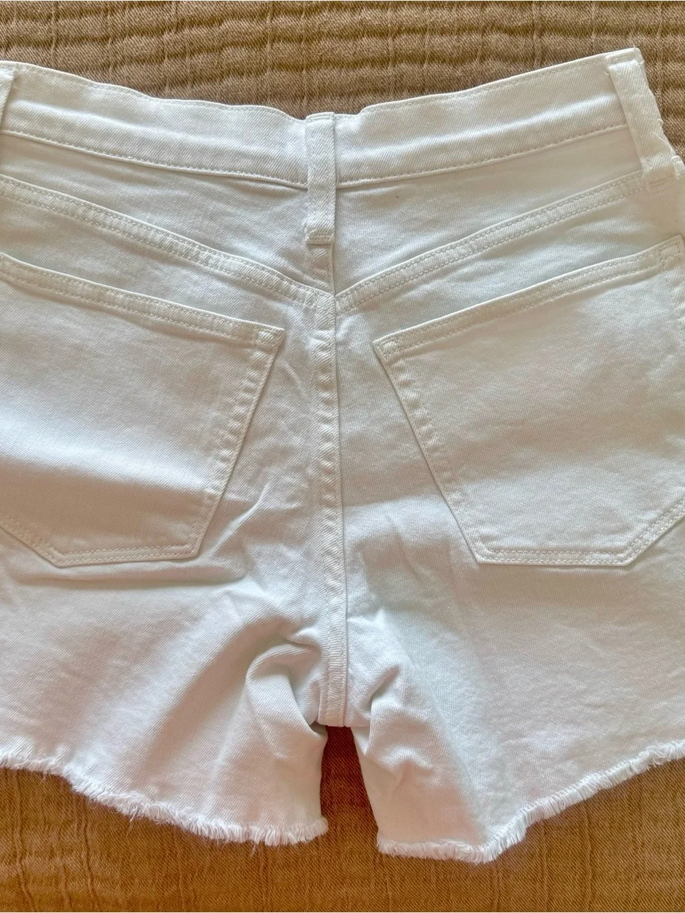 J. Crew White Denim Cutoff Shorts